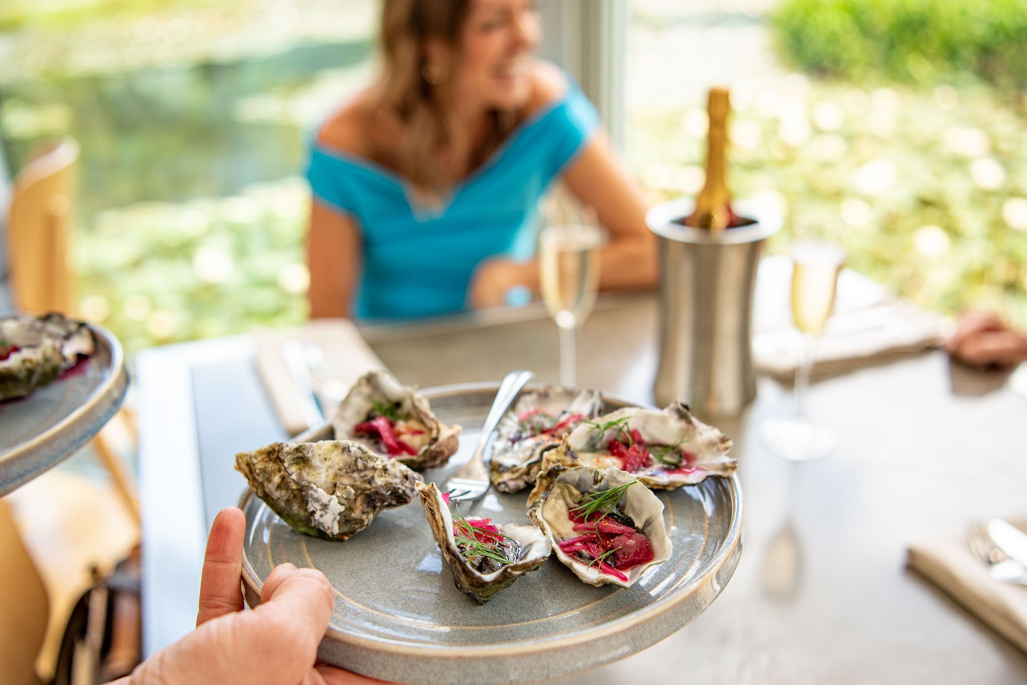 Matakana Oysters And Champagne At Brick Bay